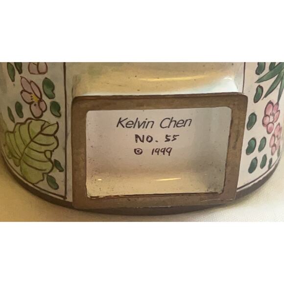 Vintage 1999 Kelvin Chen Copper Miniature Cat Teapot No. 55 - Collectible - Picture 8 of 16